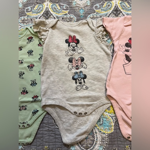 Disney Baby Minnie Mouse Bodysuit Bundle 18 month - Picture 2 of 4